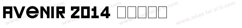 Avenir 2014字体转换